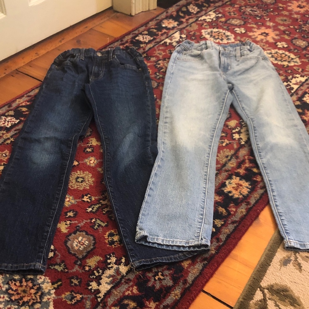 Old Navy Kids Jeans - Dark Blue & Light Blue slim fit size 10